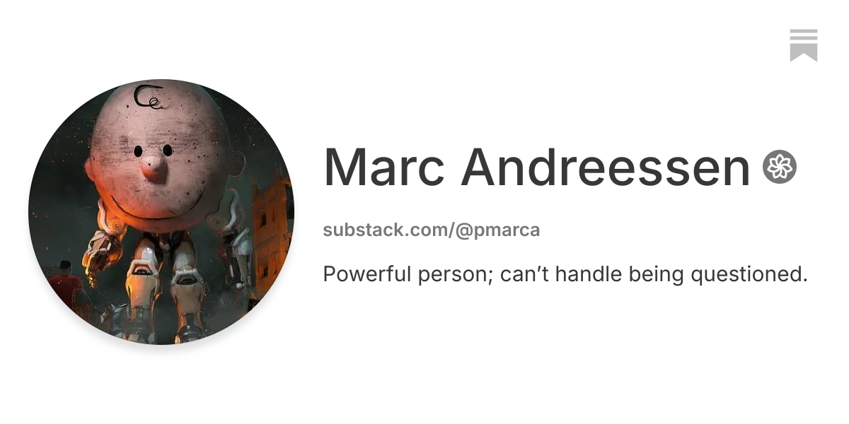 Marc Andreessen | Substack