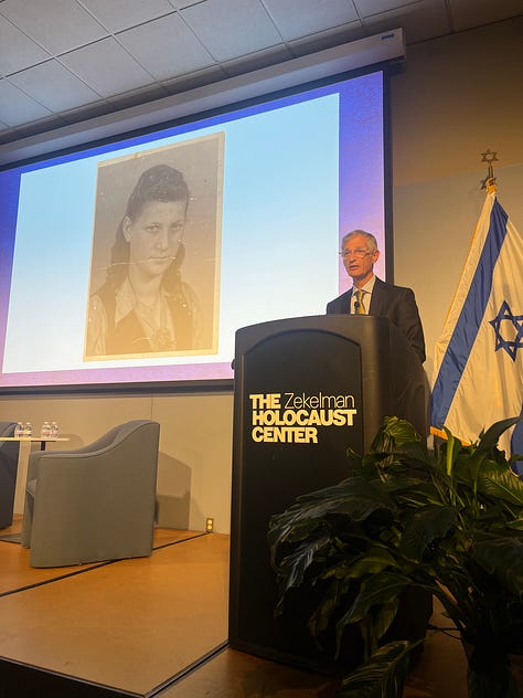 A gallery of images from the Dual Identities launch event at the Zekelman Holocaust Center
