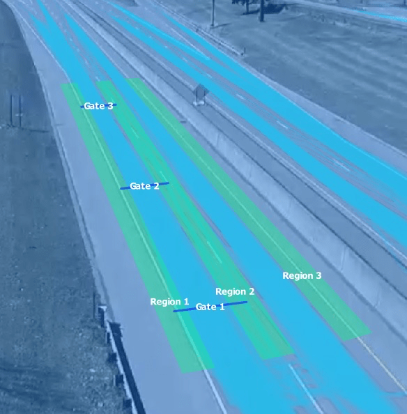 Determining headway and capturing lane violation cases