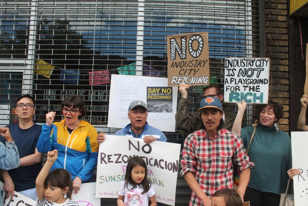 Sunset Park residents demand Menchaca stop Industry City rezoning