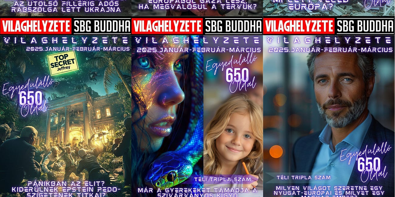 📌 Kérd már ma! A VilagHelyzete e-Könyvújság 2025.Téli Tripla Száma 650 oldalon a támogatók számára!