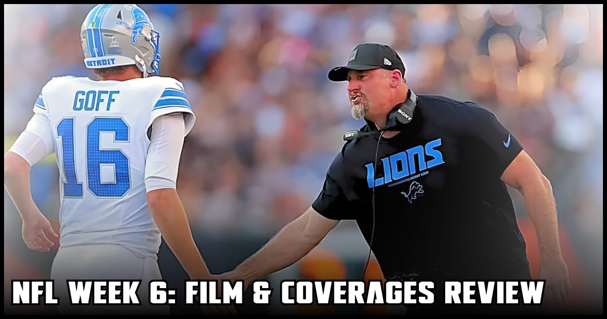 Film & Coverages Review: Detroit Lions VS Chiefs Offense - NFL Week 6 