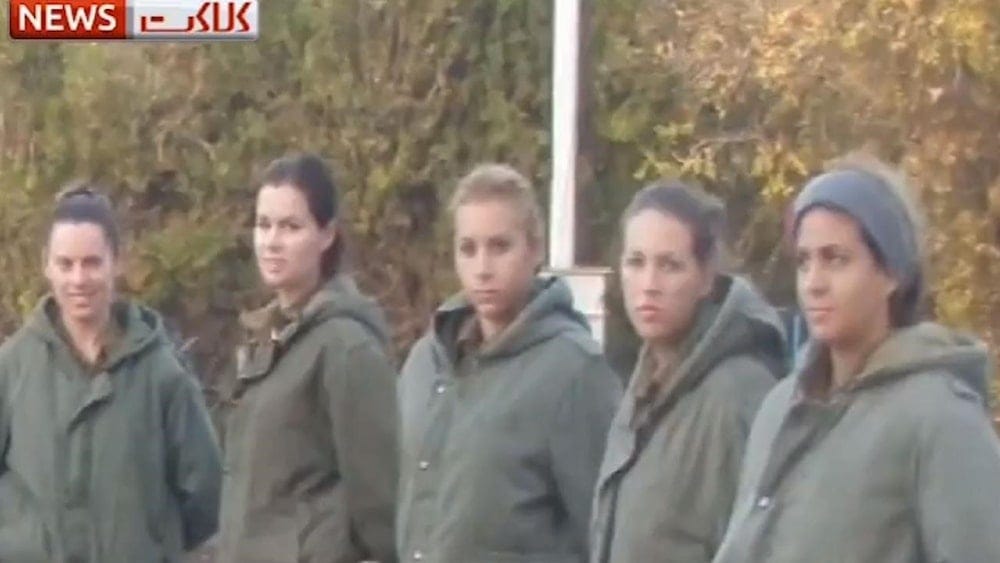 Iranian media IRIB places this photo at a military training centre in Haifa 2013; Kylie (only 26 at this time) is second from the left. Iranian media IRIB places this photo at a military training centre in Haifa 2013; Kylie (only 26 at this time) is second from the left.