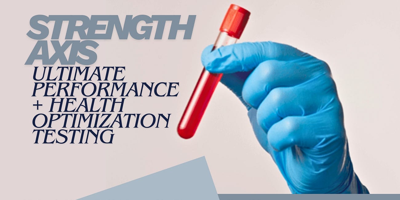 [Blood Chemistry] StrengthAxis Performance Panel 