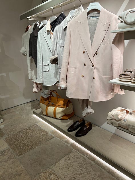 Brunello Cucinelli LVMH Louis Vuitton style fashion luxury quiet luxury Paris New York London Dubai Abu Dhabi style Bernard Arnault Alexandre Arnault Frederic Arnault