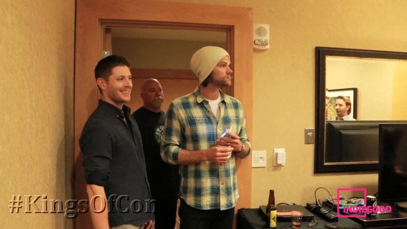 kings of con jensen ackles and jared padalecki kings of con jensen ackles and jared padalecki