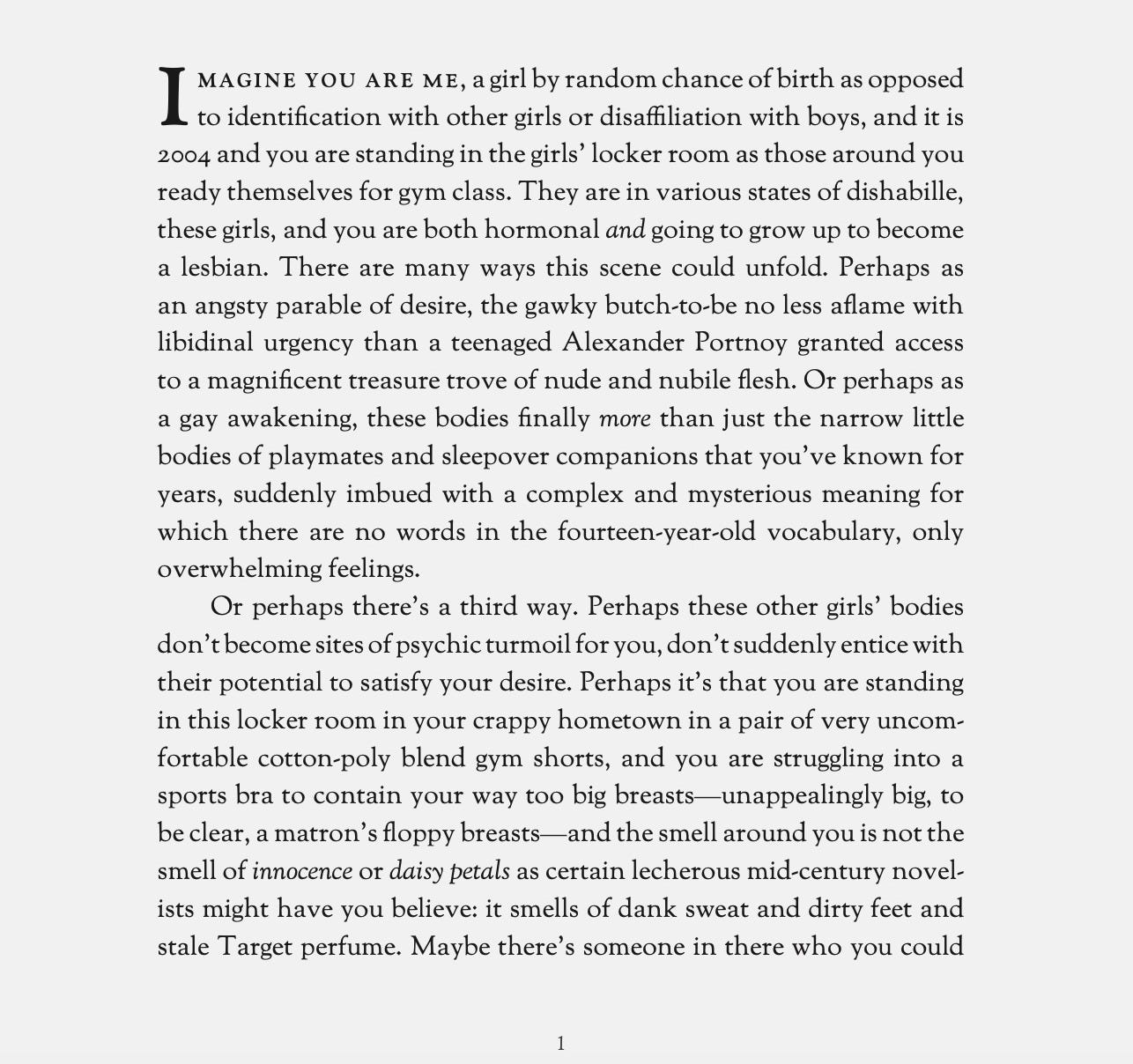 First page of the essay in proofs