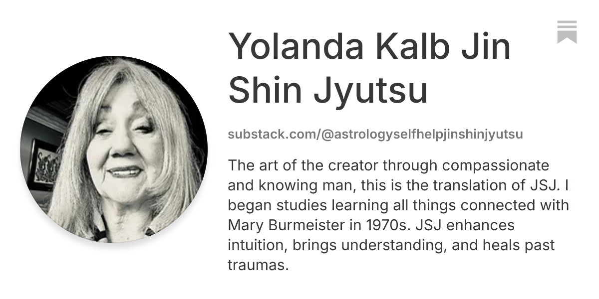 Yolanda Kalb Jin Shin Jyutsu | Substack