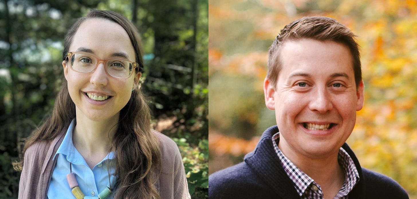Dr. Leah Stokes & Sam Ricketts.