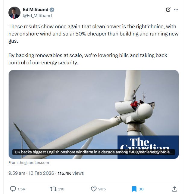 Figure A - Miliband Misinformation About AR7a Results