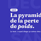 La pyramide de la perte de poids : on se trompe de combat 🧱