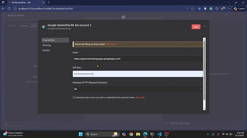 How to Create Google Calendar Event From Gmail Using n8n Workflow