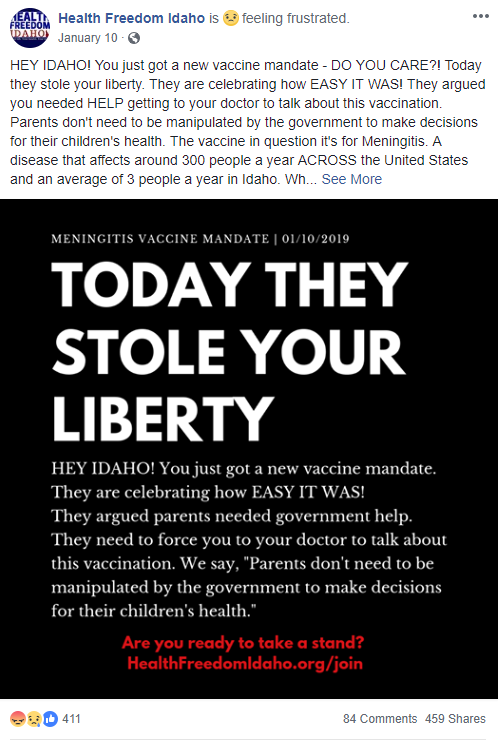 Health Freedom Idaho Health Freedom Idaho