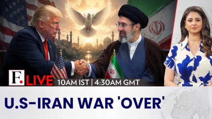 LIVE: Trump Announces End of US-Israeli War on Iran, Tehran Reacts |  Firstpost Live - YouTube
