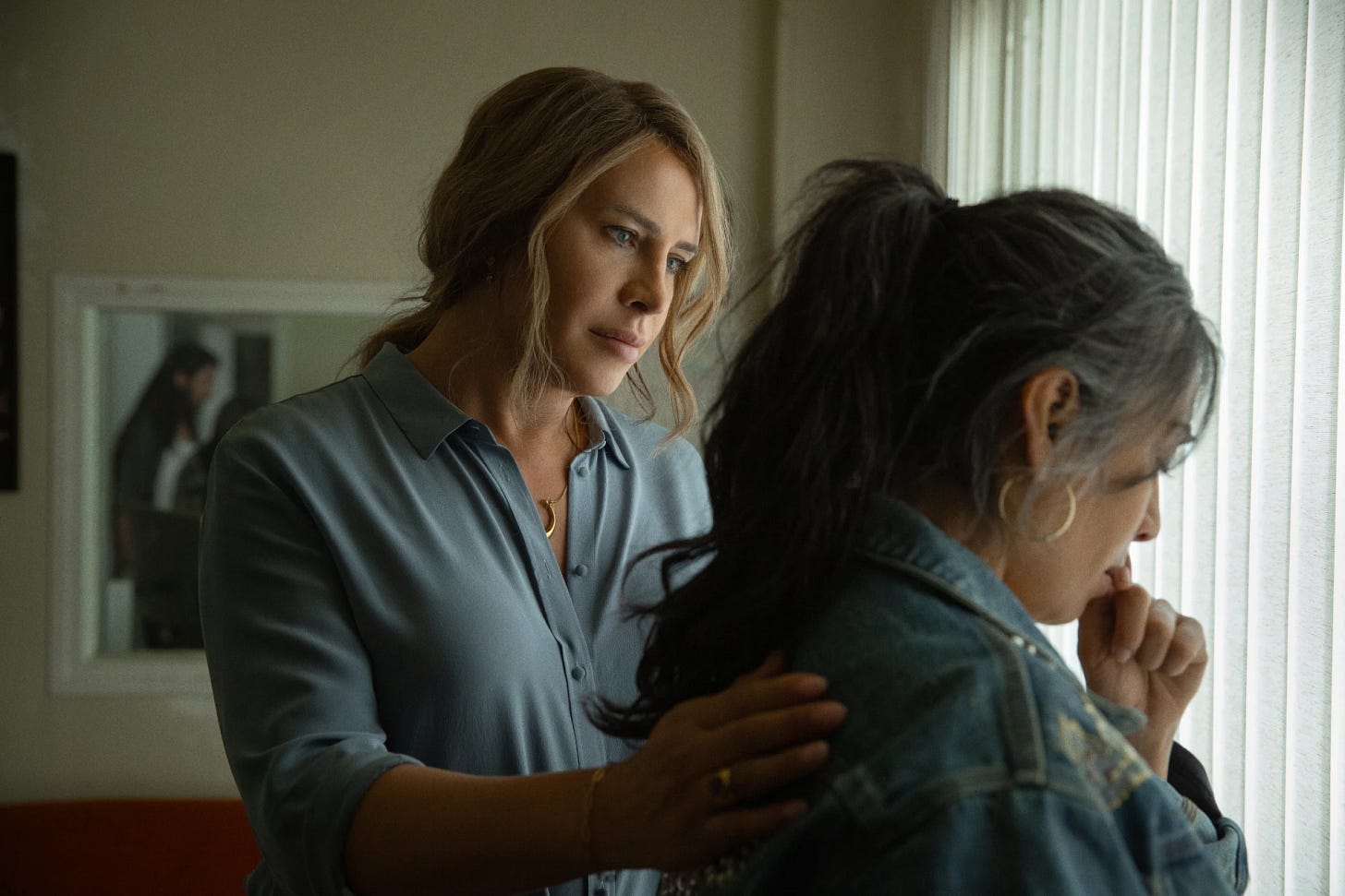 Karla Sofía Gascón in EMILIA PEREZ on Netflix Karla Sofía Gascón in EMILIA PEREZ on Netflix