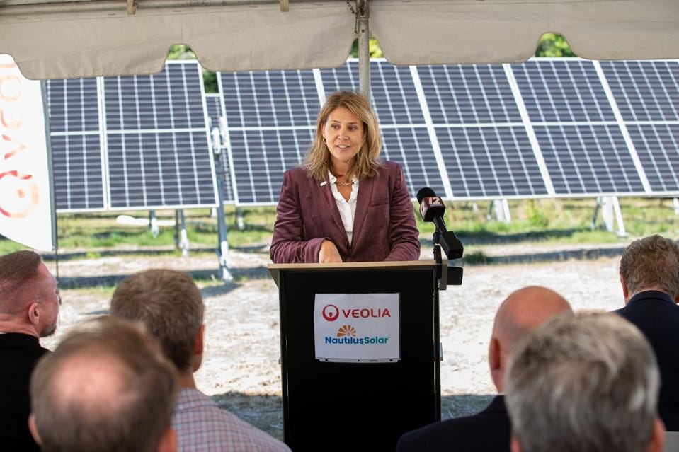 Karin Hamel, President and Chief Executive Officer of Veolia’s Sustainable Industries and Buildings