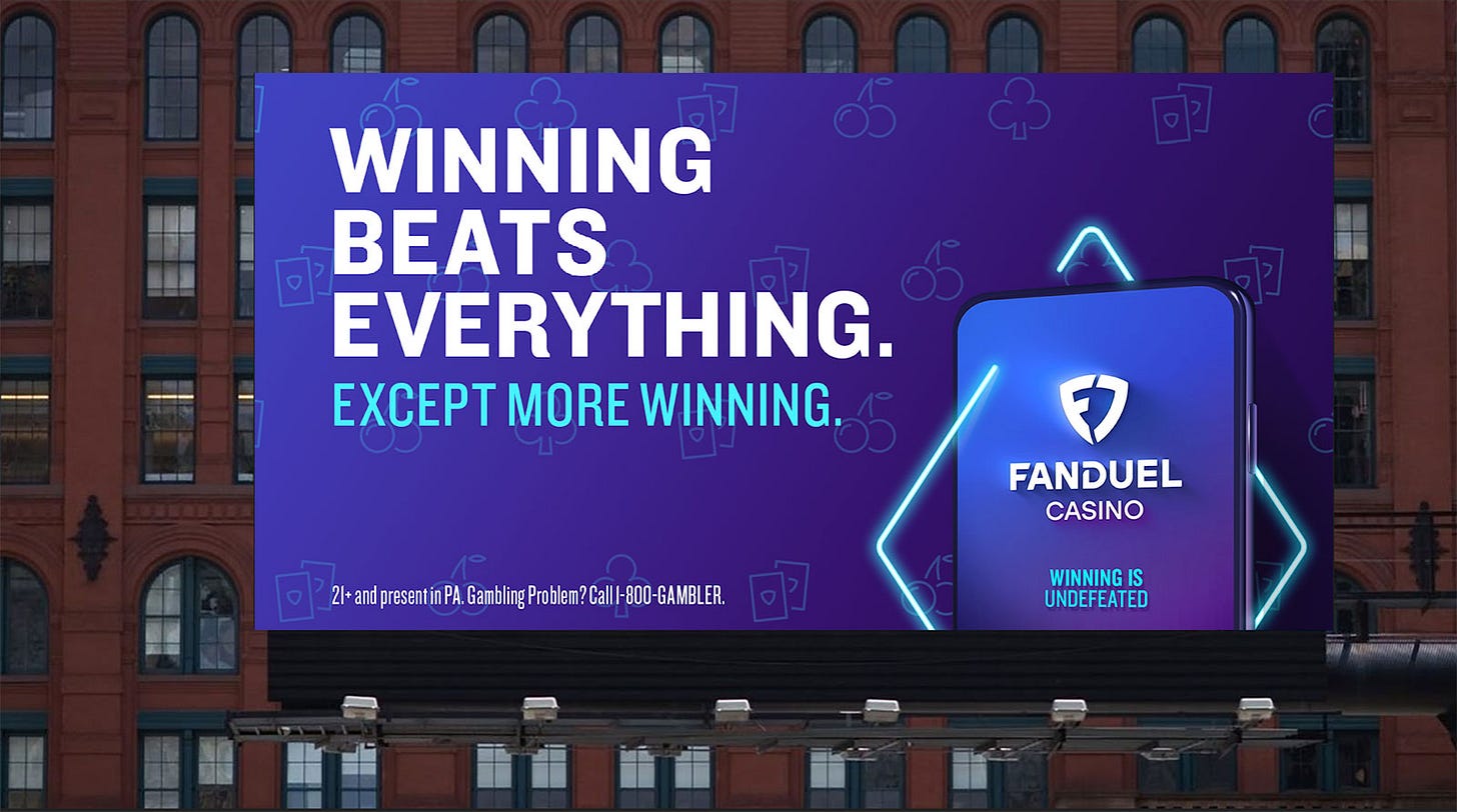 FanDuel Casino OOH ad