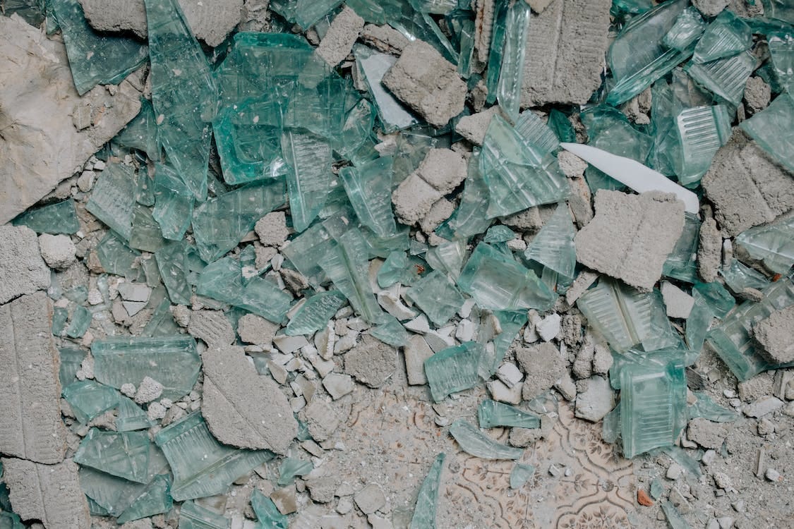 Free Green and Brown Concrete Blocks Stock Photo