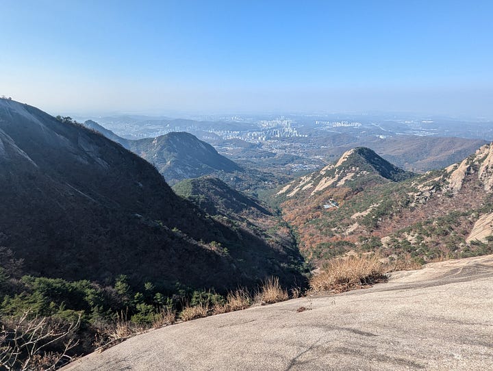 Pictures from hiking up Bukhansan in Bukhansan National Park