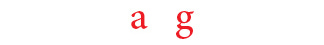 Design a workbook - sample of letters a and g.