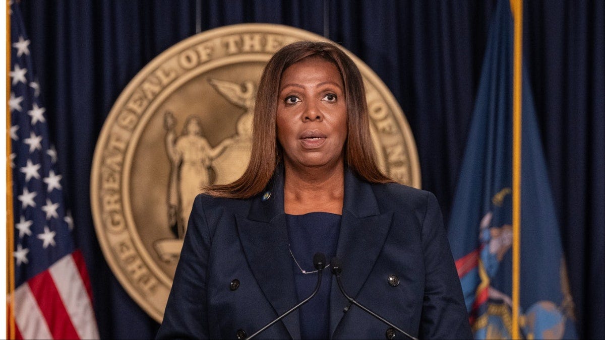Letitia James vows to continue targeting Trump after years in the ...