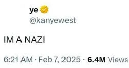 Kanyes Nazi Tweets and weight loss pictures.
