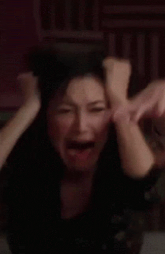 Glee Santana Lopez GIF - Glee Santana Lopez Screaming GIFs