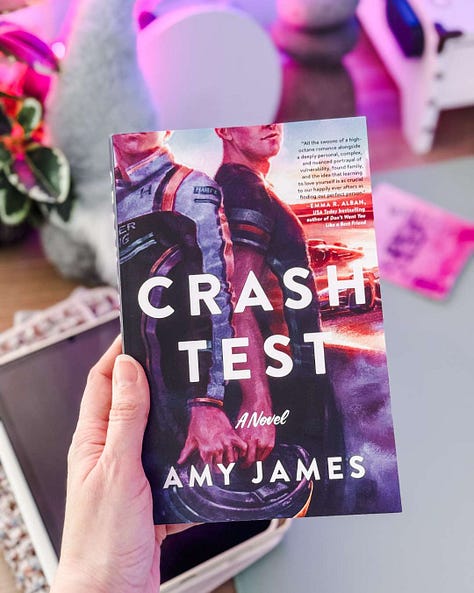 Photos os Caught Up by Navessa Allen, Crash Test by Amy James and Overruled by Lana Ferguson