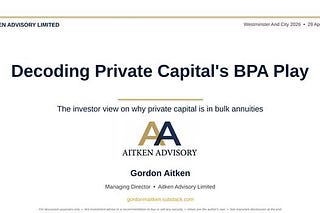The Insurance Black Box | Gordon Aitken | Substack