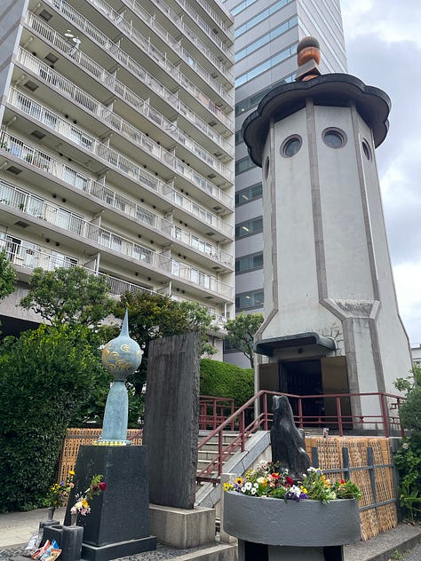 Ekōin also has a special location for pets who have passed away, and a very old set of grave markers dedicated to people who passed in the Great Fire of Meireki in 1657. While I was there, a very friendly cat made sure we knew we were welcome. Perhaps he liked that we said a prayer for the pets and the fire victims.