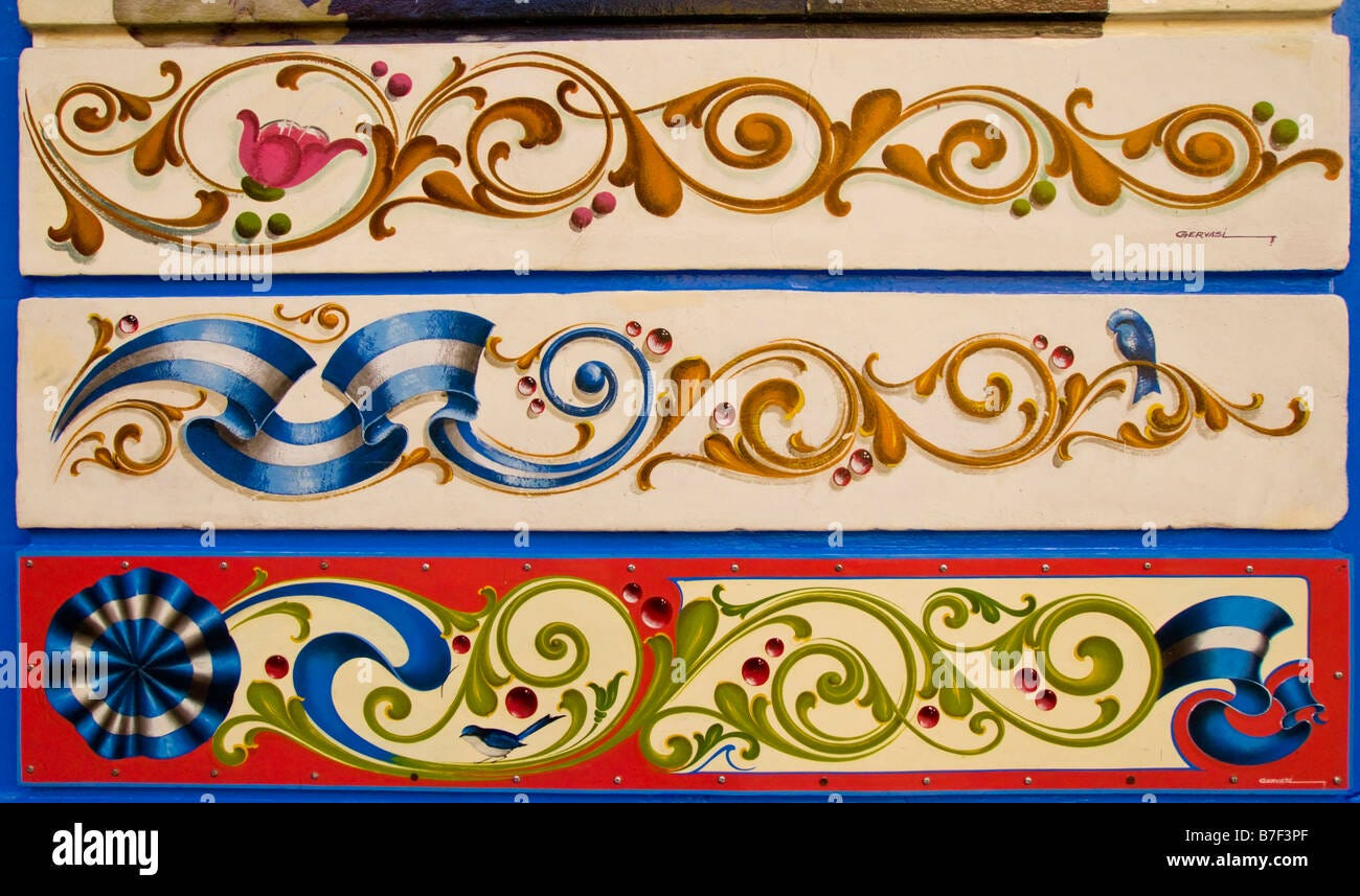 Fileteado Porteno Artwork Stock Photo - Alamy Fileteado Porteno Artwork Stock Photo - Alamy
