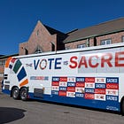 Clergy Rally for Voting Rights, Against Gerrymandering at Start of Interfaith Bus Tour