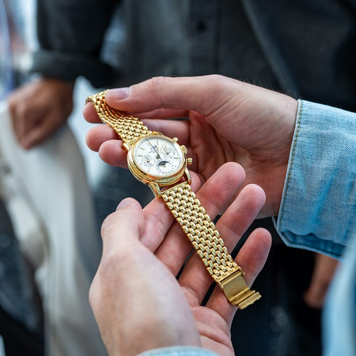 Huey's 3971 perpetual calendar chronograph