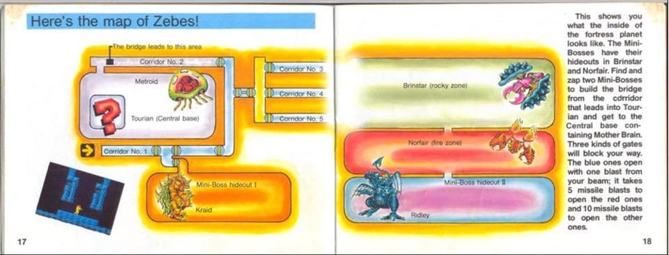 No Map in Metroid1?? Here it is. : r/Metroid