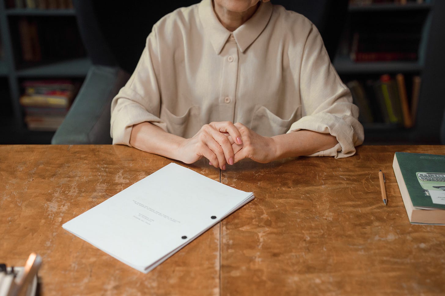 script on desk of screenwriter script on desk of screenwriter