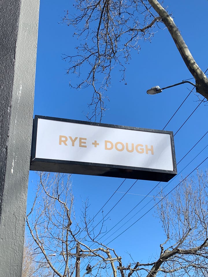 Rye and Dough, Melbourne