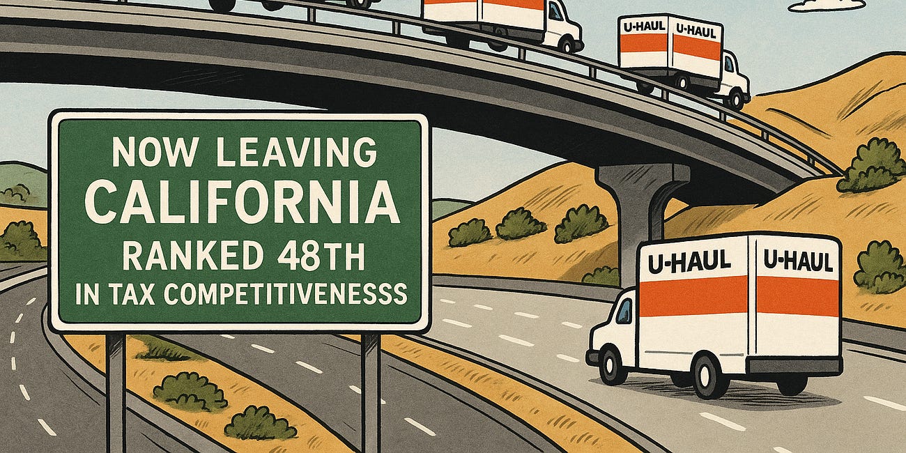 New Study: California Ranks 48th in Tax Competitiveness