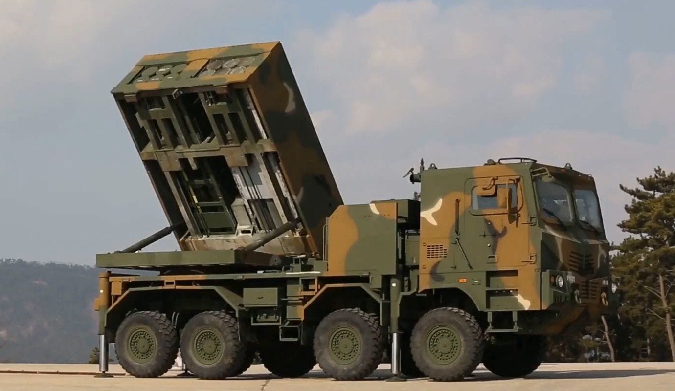 K239 Chunmoo MLRS launching guided rockets