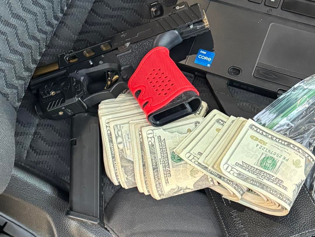 May be an image of money and text