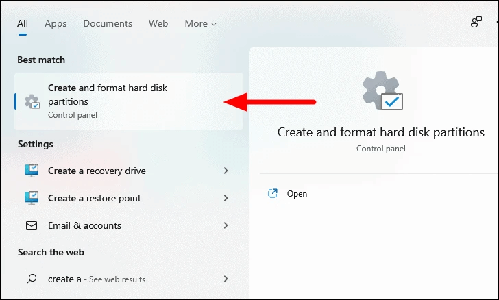 Quick Way to Open Disk Management and Use It on Windows 11