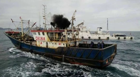 Chinese fishing vessels perpetually at the centre of geopolitics