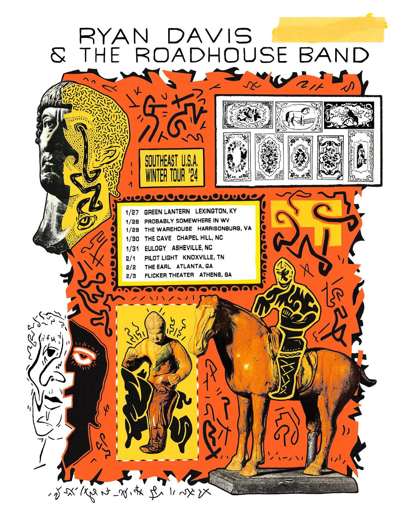 Ryan Davis & The Roadhouse Band Tour Poster