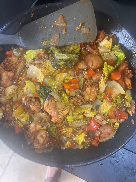a collection of nine stewed dishes I have cooked recently
