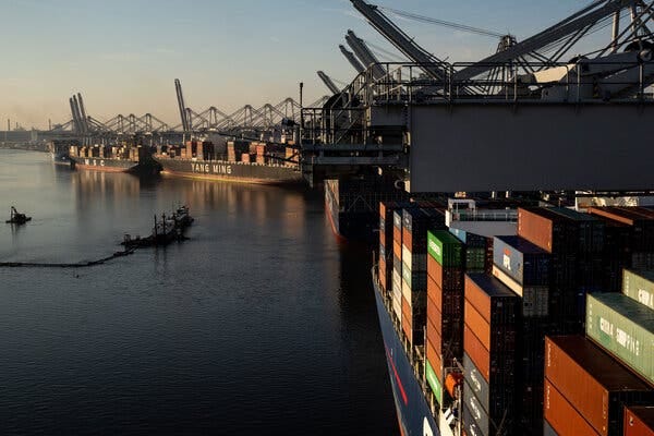 The Port of Savannah in Georgia is the third-largest container port in the United States.