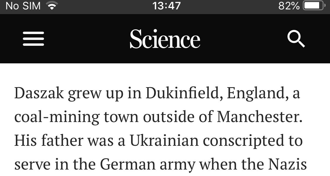 Peter Daszak, Ukraine Bio Labs, Military-CIA and Biden Links