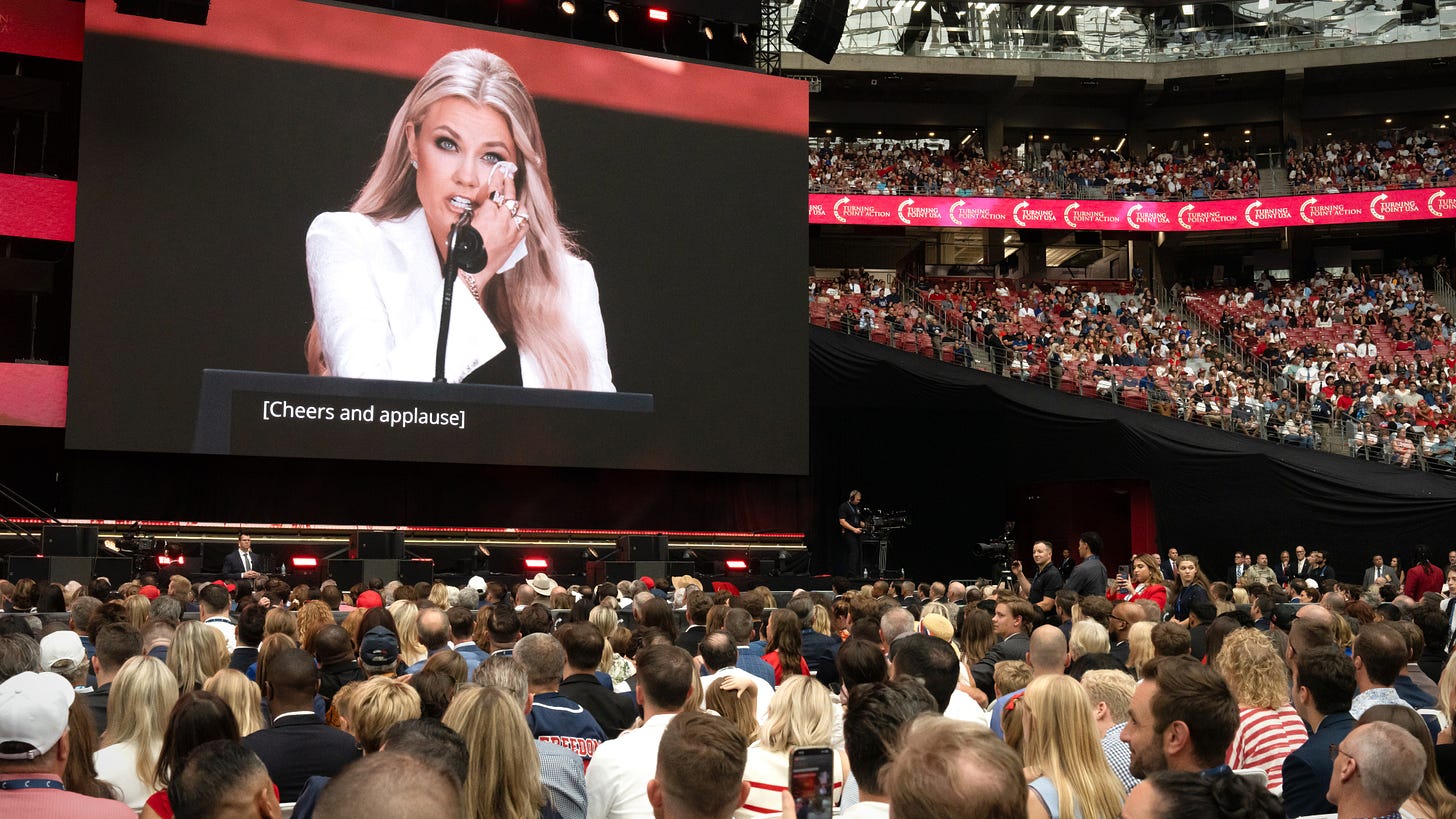Charlie Kirk honored as 'martyr' at memorial rally | The Week