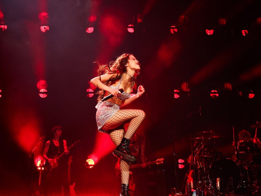 Six guitar moments from Olivia Rodrigo's 'GUTS' world tour