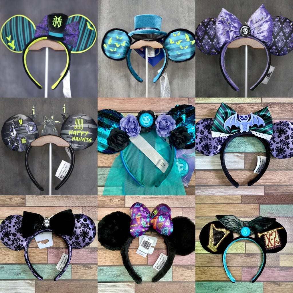 Haunted Mansion Ears Reference Guide – Minnie Ear Collectors