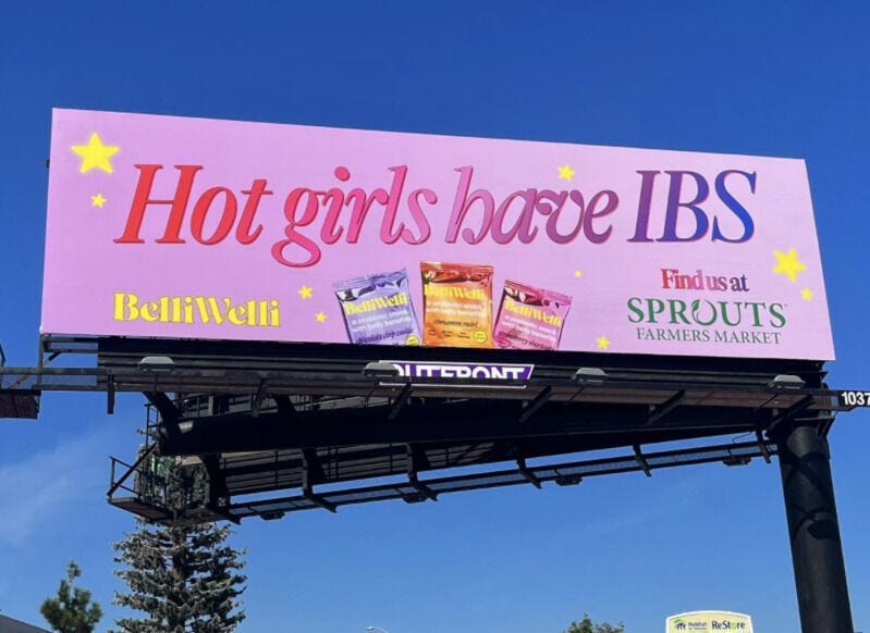 Viral IBS Billboards : Hot Girls Have IBS