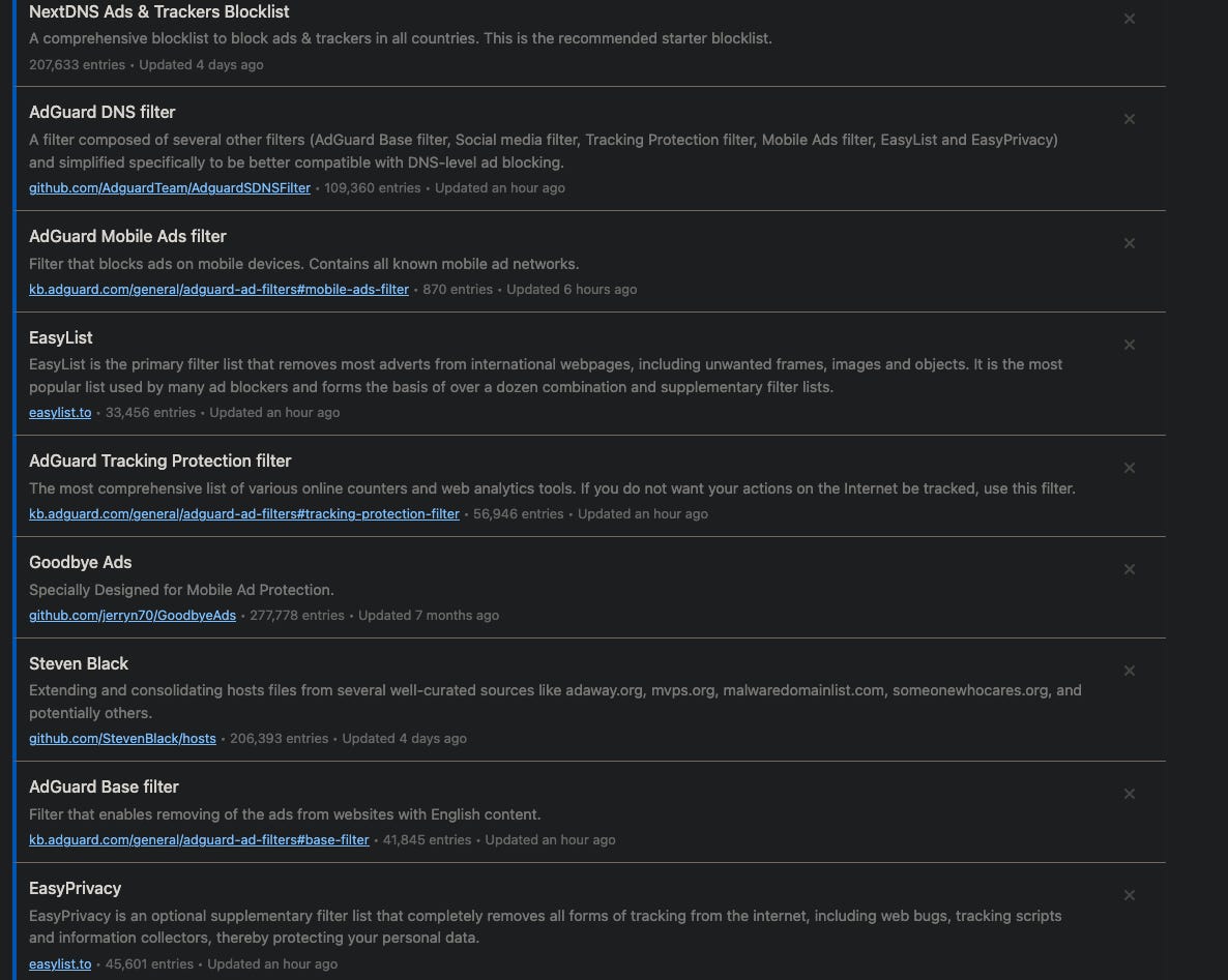 Next Time, Filter Less (with NextDNS)